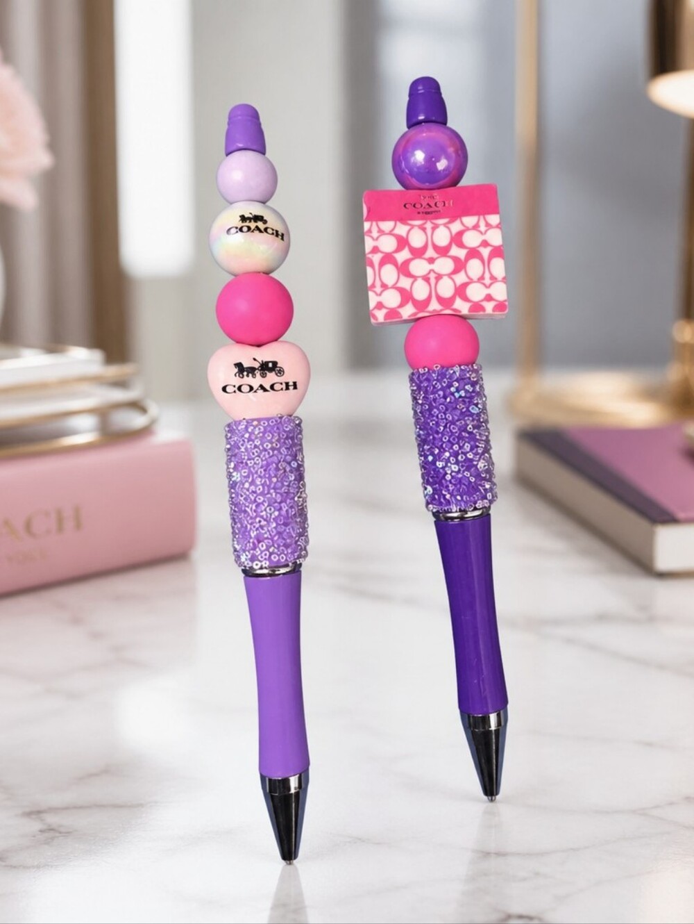 Handcrafted Beaded Pens X2 - Picture 1 of 1